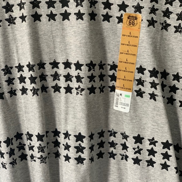 Route 66 large striped T-shirt - Picture 2 of 3